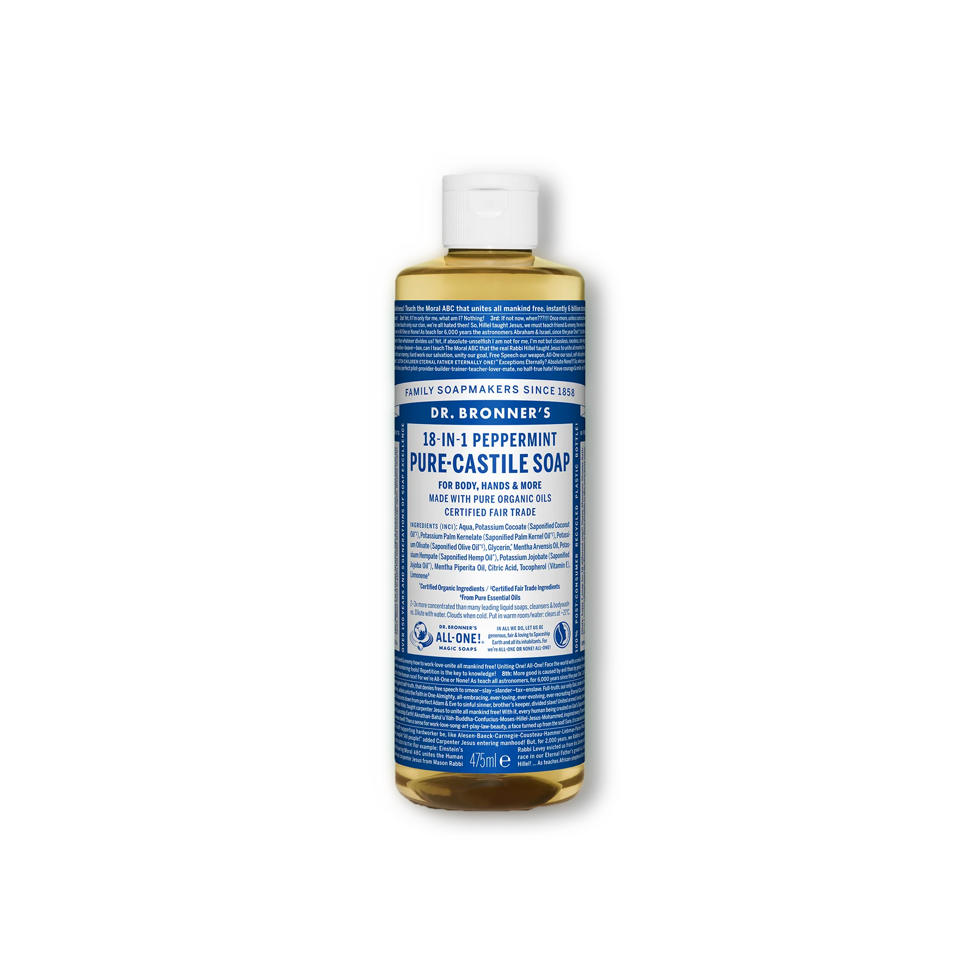 Pure Castile Liquid Soap - 475ml - Image 7