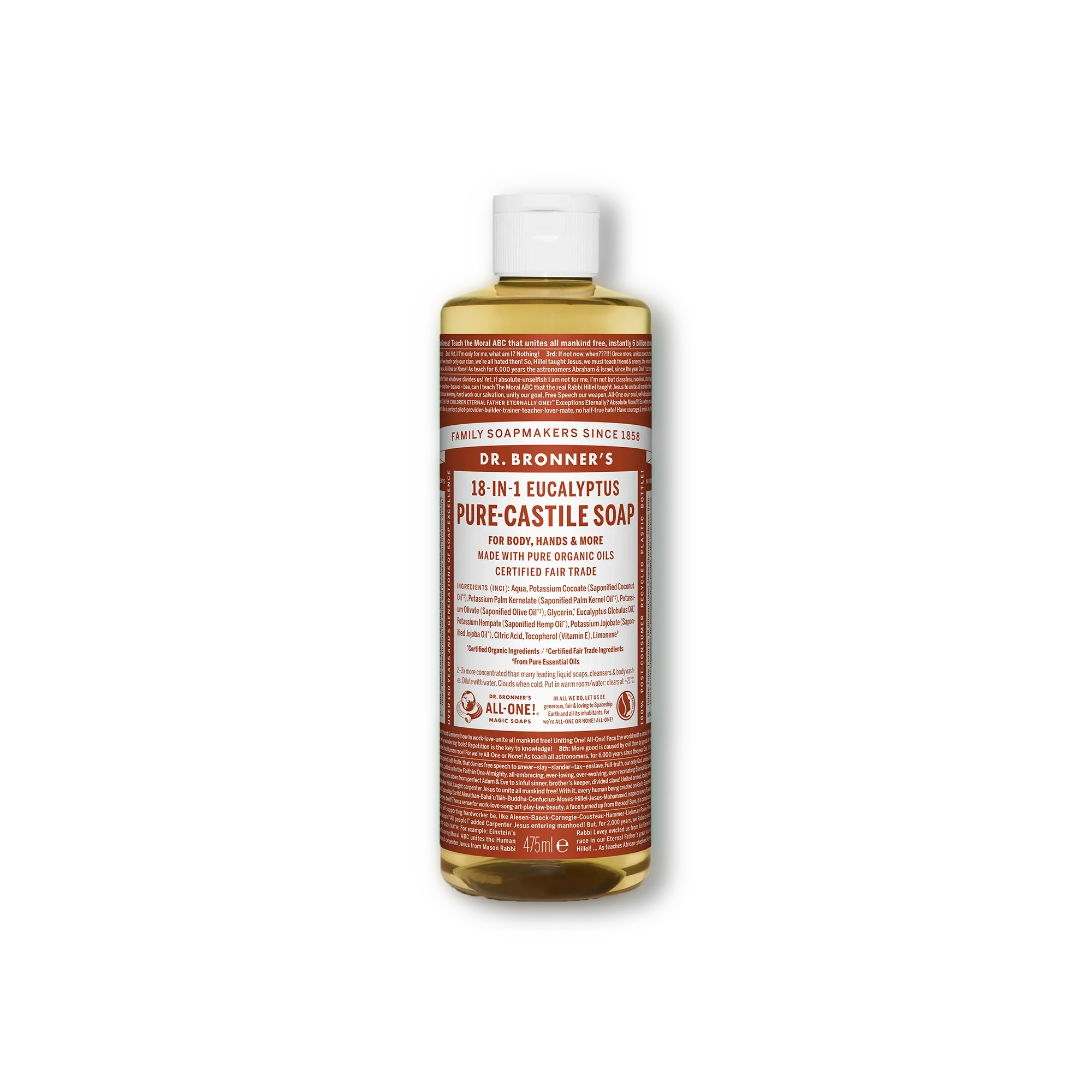Pure Castile Liquid Soap - 475ml - Image 9